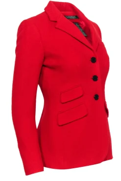 Lauren Ralph Lauren - Red Wool Blend Three-Button Blazer Sz 4P