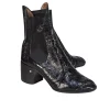 Laurence Dacade - Black Calf Leather Ankle Heel Boot Sz 6.5