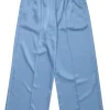 Lilla P - Sky Blue Satin Elastic Waist Sz M