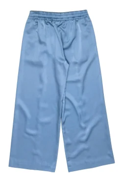 Lilla P - Sky Blue Satin Elastic Waist Sz M