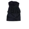 Lilly Pulitzer - Black Peplum Strapless Dress Sz 8