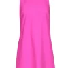 Lilly Pulitzer - Bright Pink Mock Neck Shift Dress Sz 2