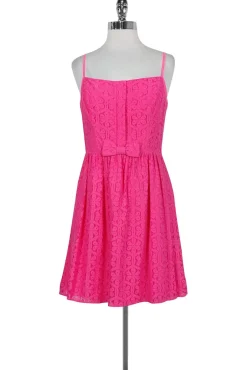 Lilly Pulitzer - Hot Pink Lace Dress Sz 6