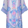 Lilly Pulitzer - Multi-Colored Off The Shoulder Mini Dress Sz M