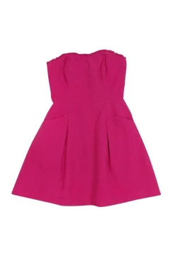 Lilly Pulitzer - Pink Strapless A-Line Dress Sz 4