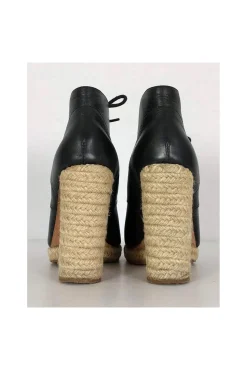 Loeffler Randall - Black Espadrille Ankle Booties Sz 6.5