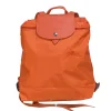 Longchamp - Orange Nylon Backpack