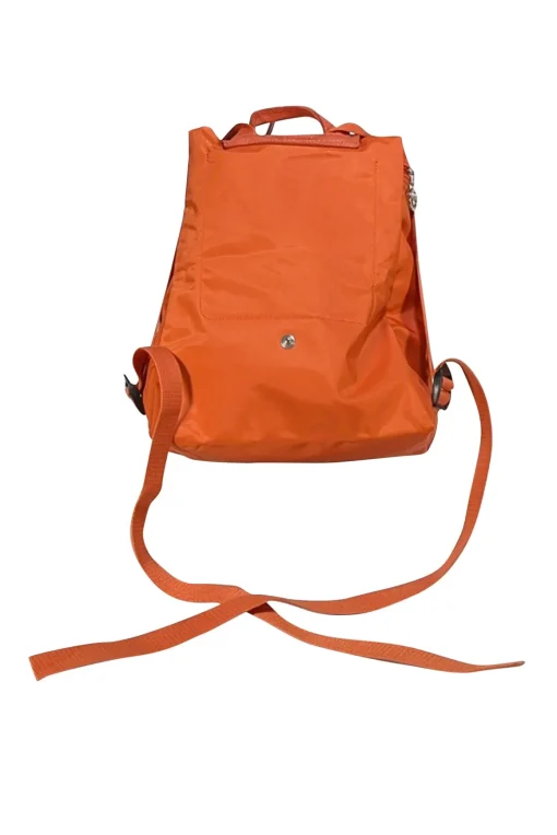 Longchamp - Orange Nylon Backpack