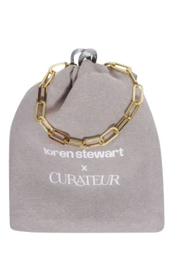 Loren Stewart - Gold Plated Double Wrap Toggle Bracelet