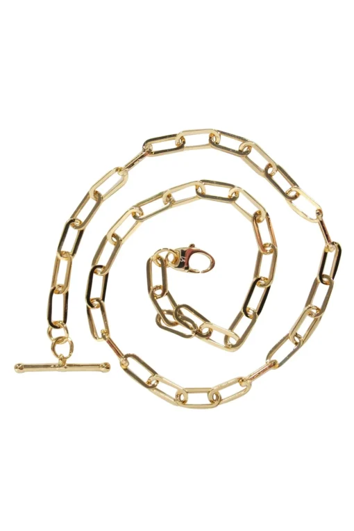 Loren Stewart - Gold Plated Double Wrap Toggle Bracelet