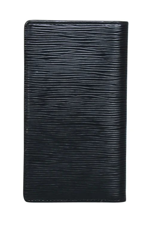 Louis Vuitton - Black Epi Leather "Agenda Poche Noir" Wallet