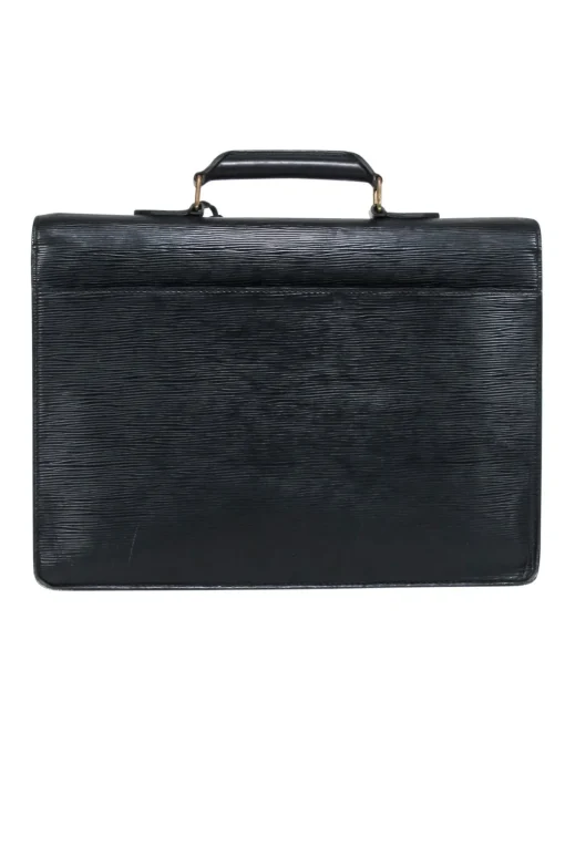 Louis Vuitton - Black Epi Seviette Briefcase Handbag