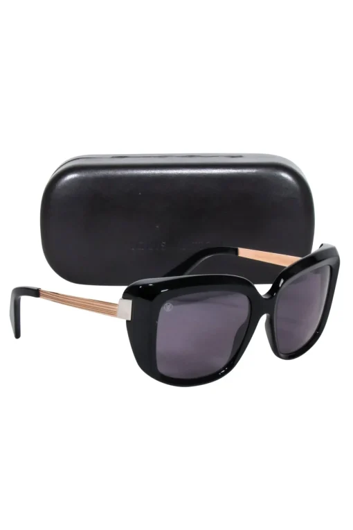 Louis Vuitton - Black Square Oversized Sunglasses