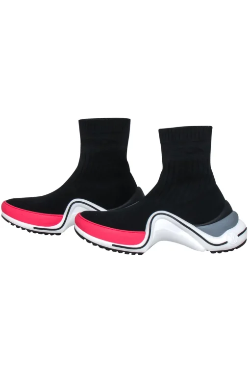 Louis Vuitton - Black, White & Red Archlight Sock Trainers Sz 11