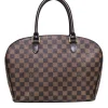 Louis Vuitton - Brown Ebene Damier Sarria Horizontal Handbag