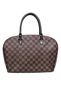 Louis Vuitton - Brown Ebene Damier Sarria Horizontal Handbag
