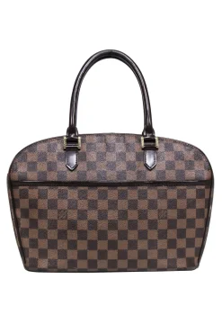 Louis Vuitton - Brown Ebene Damier Sarria Horizontal Handbag