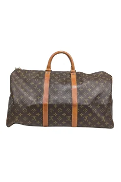 Louis Vuitton - Brown Monogram Keepall 50