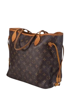 Louis Vuitton - Brown Monogram Coated Canvas Neverfull MM