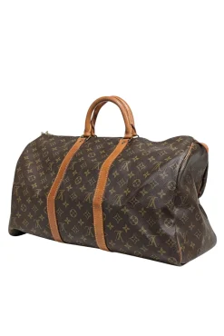 Louis Vuitton - Brown Monogram Keepall 50