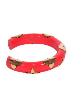 Louis Vuitton - Dark Coral Orange & Gold 