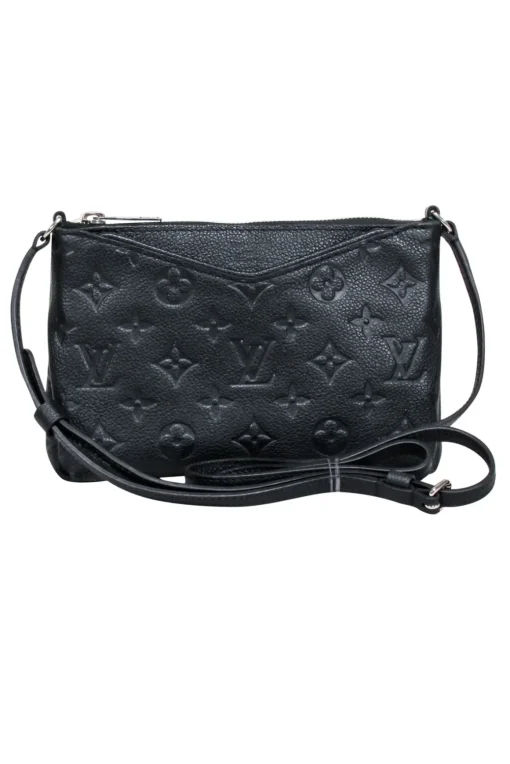 Louis Vuitton - Empreinte Pallas Black Leather Crossbody