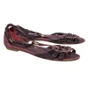 Louis Vuitton - Plum Purple Leather & Suede Strappy Sandals Sz 9
