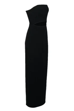 Lovers + Friends - Black Strapless Gown w/ Cutout Sz 4