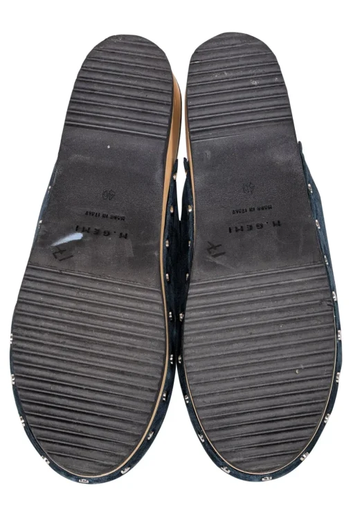 M. Gemi - Navy Suede Clogs Sz 10