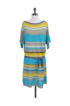 M Missoni - Multicolor Striped Knit Dress Sz S