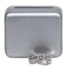 Macy's - Sterling Silver Crossover Diamond Ring Sz 7