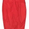 Magaschoni - Coral Ruffle Faux Wrap Silk Skirt Sz 4