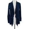 Magaschoni - Dark Teal Ruffle Open Front Cardigan Sz XS