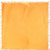 Maison de Famille - Light Orange Fringe Hem Scarf