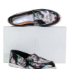 Maison Martin Margiela - Black & Multicolored 3D Floral Print Loafers Sz 10