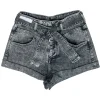 Maje - Black Wash Denim Shorts Sz 4