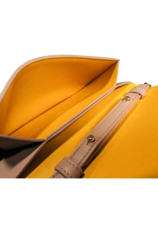 Mansur Gavriel - Tan & Yellow Leather Shoulder Bag