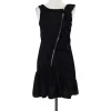 Marc by Marc Jacobs - Black Bubble Print Zip Dress Sz 2