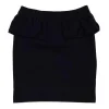 Marc by Marc Jacobs - Black Cotton Blend Peplum Skirt Sz M