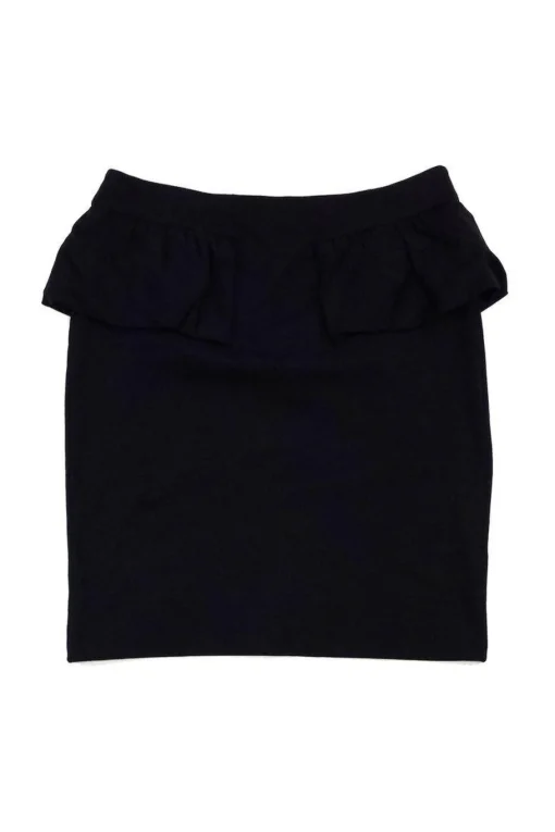Marc by Marc Jacobs - Black Cotton Blend Peplum Skirt Sz M