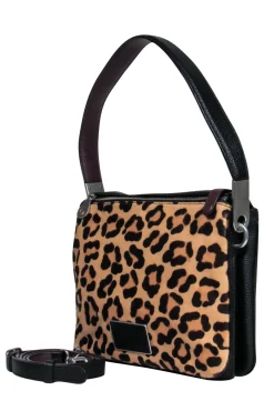 Marc by Marc Jacobs - Calf Hair & Leather Cheetah Print Trifold Crossbody Bag