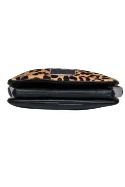 Marc by Marc Jacobs - Calf Hair & Leather Cheetah Print Trifold Crossbody Bag