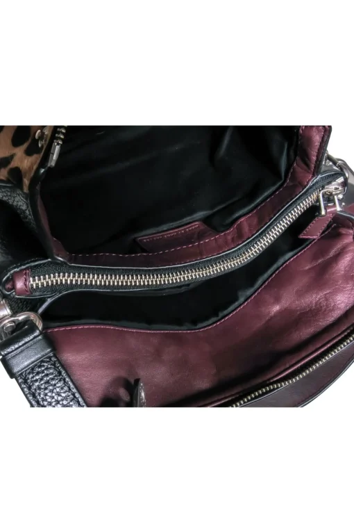 Marc by Marc Jacobs - Calf Hair & Leather Cheetah Print Trifold Crossbody Bag