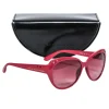 Marc by Marc Jacobs - Dark Pink Rounded Star Cut Out Sunglasses