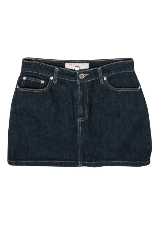 Marc by Marc Jacobs - Dark Wash Denim "Iconic Mini" Skirt Sz 27