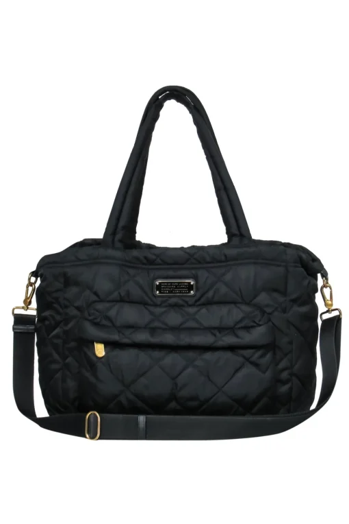 Marc by Marc Jacobs - Large Black Quilted Tote w/ Shoulder Strap