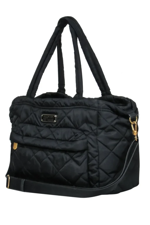 Marc by Marc Jacobs - Large Black Quilted Tote w/ Shoulder Strap