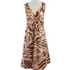 Marc by Marc Jacobs - Pink & Brown Animal Print Dress Sz 8
