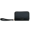 Marc Jacobs - Black Textured Leather Wristlet Wallet