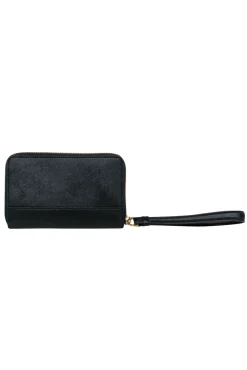 Marc Jacobs - Black Textured Leather Wristlet Wallet